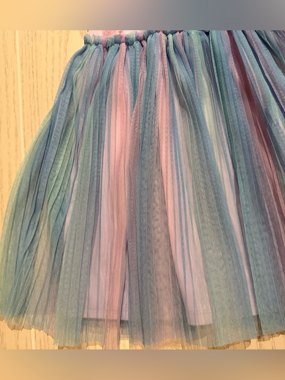 Disney Jumping Beans Ariel Tulle Tutu Dress Girls Size 4 Lavender Princess - Picture 3 of 9